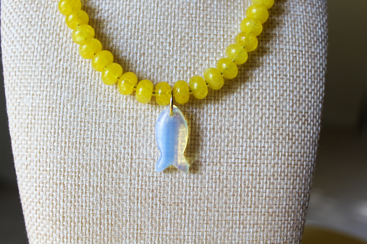 Lucky Catch Jade Necklace