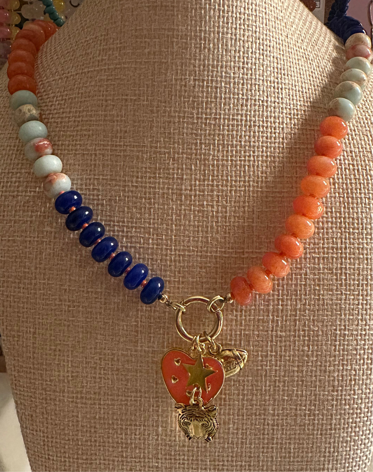 War Eagle Color Blocked Candy Strand