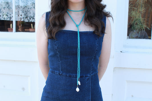 Lauren’s Lariat- Turquoise Blue