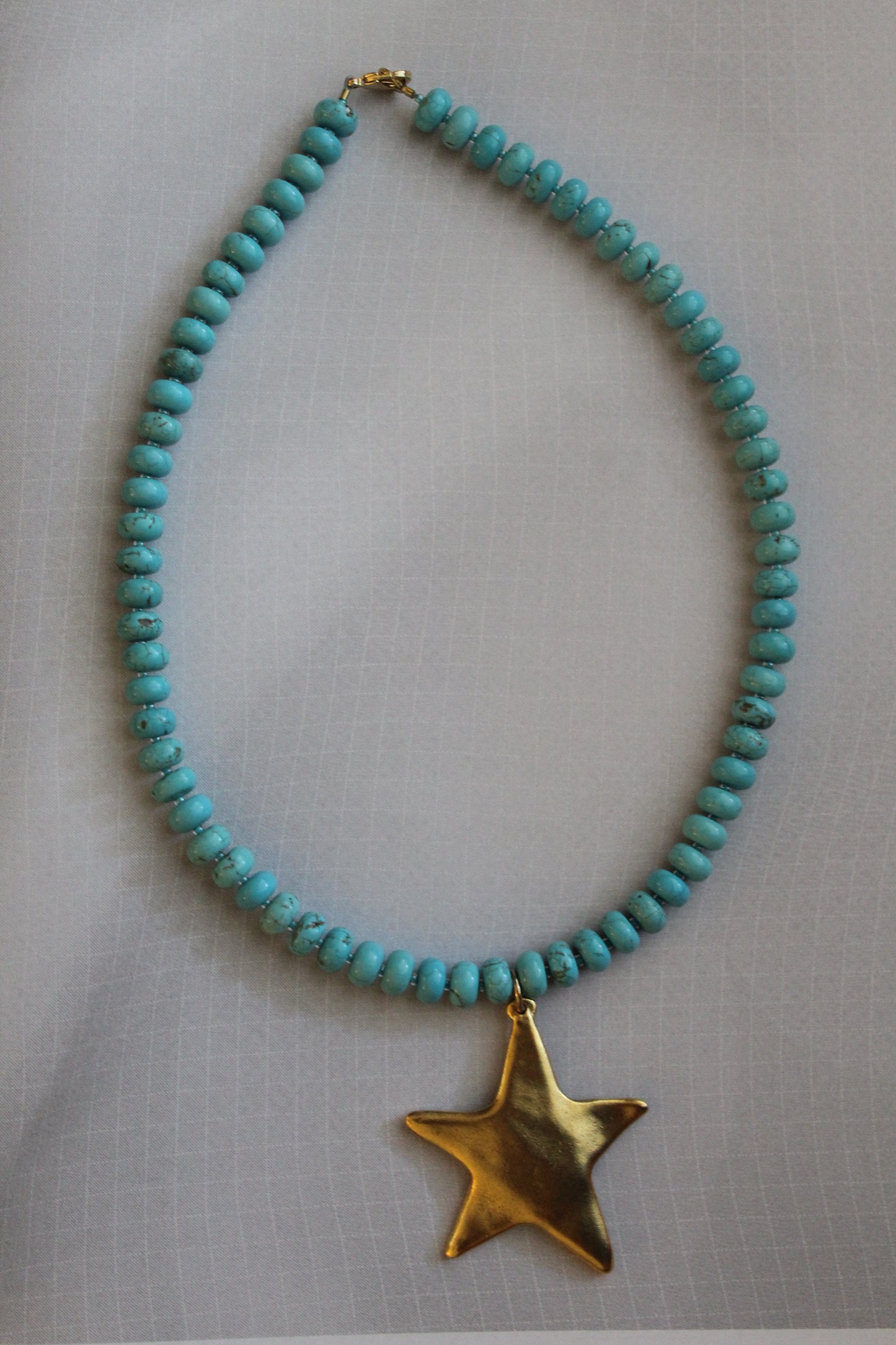 Lucky Star- Turquoise Beaded