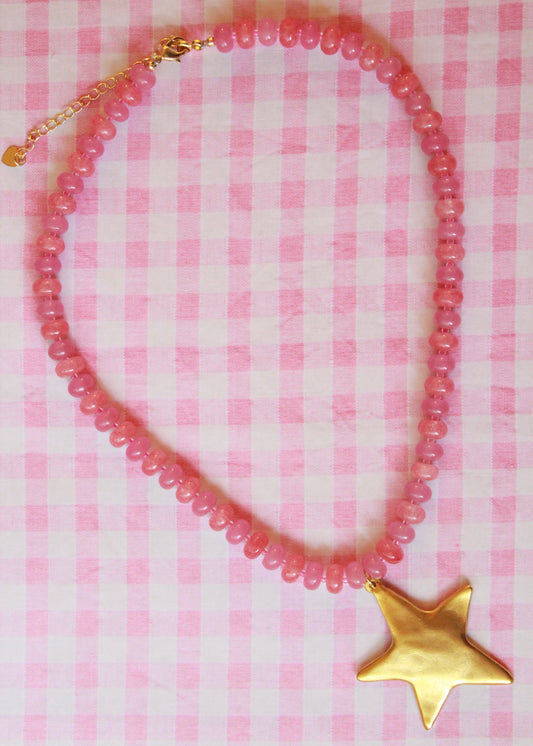 Candy Strands- Pink Lucky Star