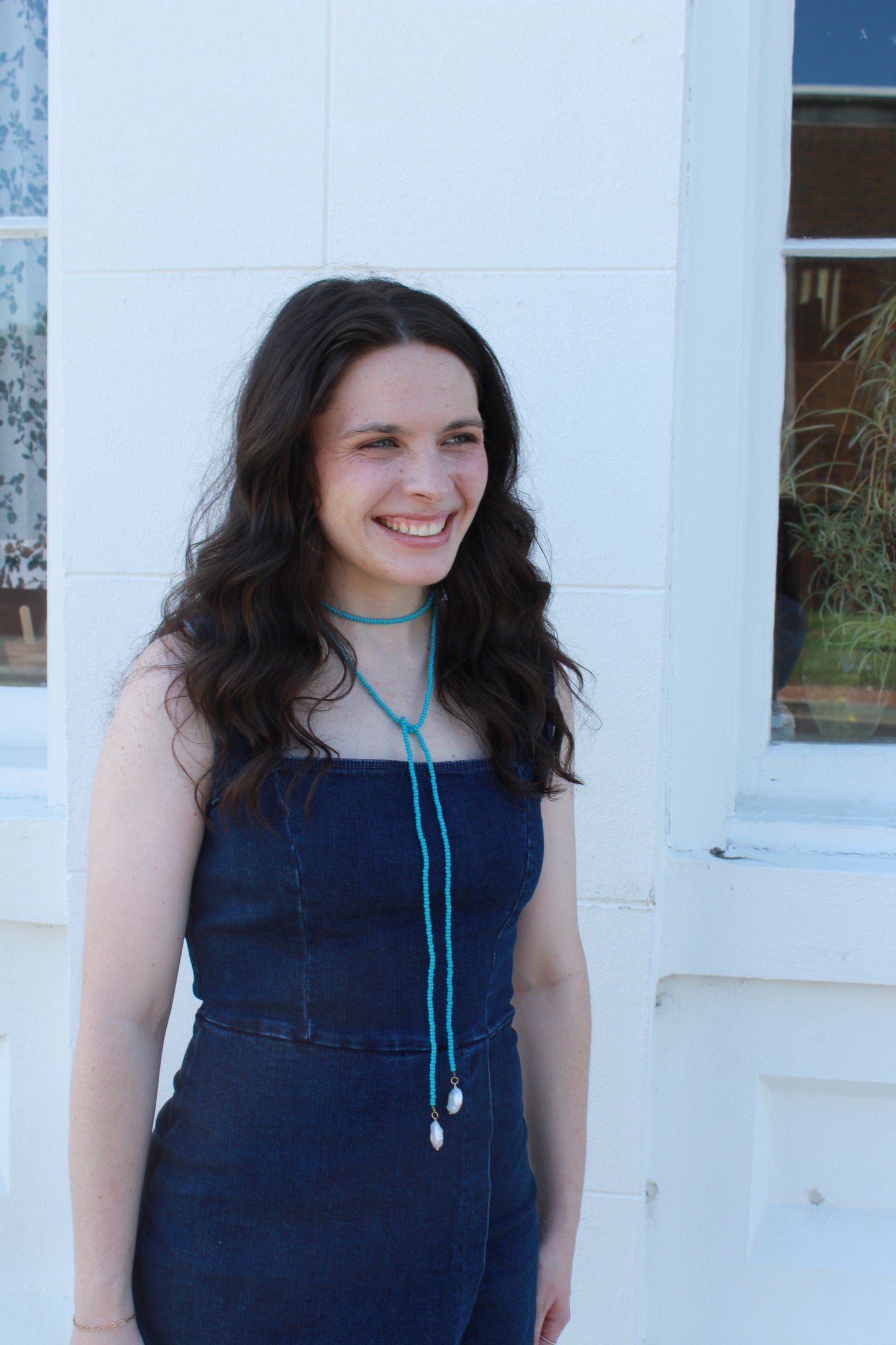 Lauren’s Lariat- Turquoise Blue
