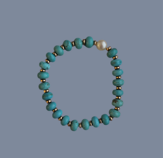 Blue Lagoon Stretch Bracelet