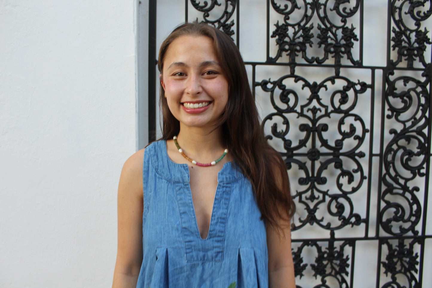 Fall Candy Strands Necklace- Tourmaline